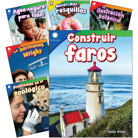 SMITHSONIAN Informational Text - Creative Solutions, Spanish, Grades K-1, 6-Books 124665